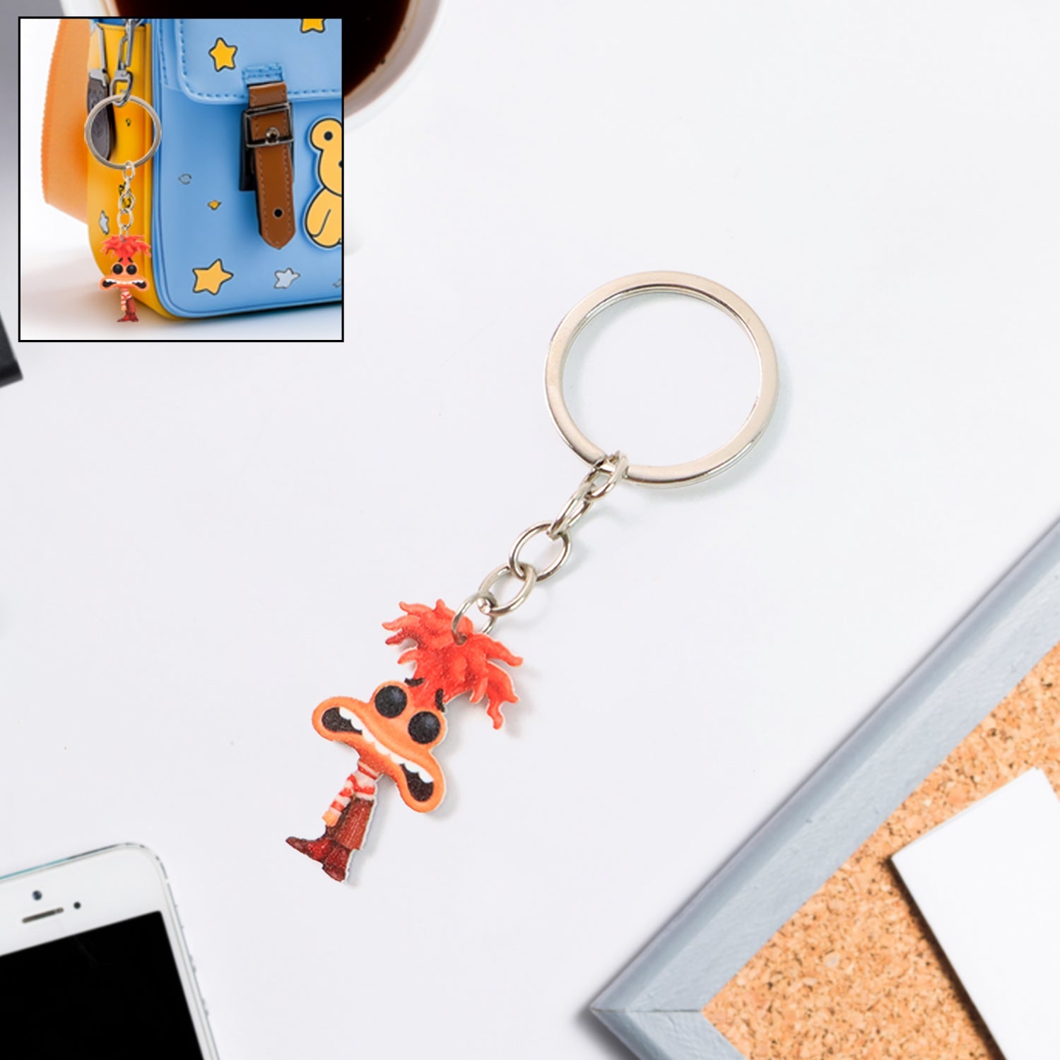 Quirky Cartoon Character Keychain Quirky Cartoon Character Keychain